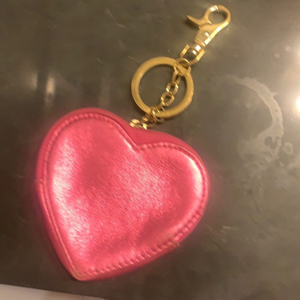 Juicy Couture Vintage Heart Key Chain Wallet